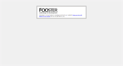 Desktop Screenshot of fooster.net