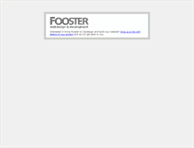 Tablet Screenshot of fooster.net